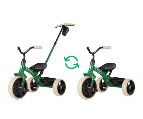 Qplay Qplay Rowerek Trójkołowy Elite Pro Green Qplay Qplay Rowerek Trójkołowy Elite Pro Green