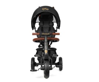 Qplay Qplay Rowerek Trójkołowy Rito Deluxe Rubber Black