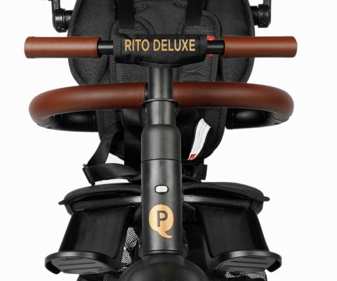 Qplay Qplay Rowerek Trójkołowy Rito Deluxe Rubber Black Qplay Qplay Rowerek Trójkołowy Rito Deluxe Rubber Black