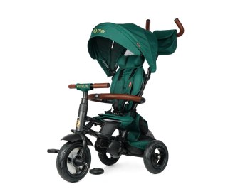 Qplay Qplay Rowerek Trójkołowy Rito Deluxe Rubber Green