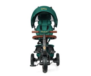 Qplay Qplay Rowerek Trójkołowy Rito Deluxe Rubber Green