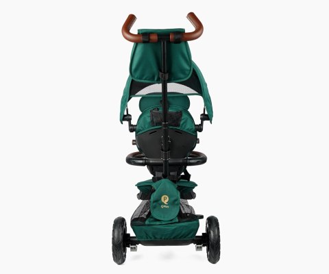 Qplay Qplay Rowerek Trójkołowy Rito Deluxe Rubber Green