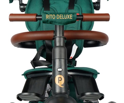 Qplay Qplay Rowerek Trójkołowy Rito Deluxe Rubber Green