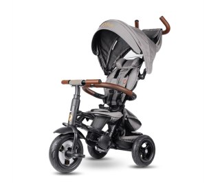 Qplay Qplay Rowerek Trójkołowy Rito Deluxe Rubber Grey