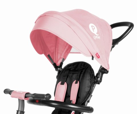 Qplay Qplay Rowerek Trójkołowy Rito Rubber Pink Qplay Qplay Rowerek Trójkołowy Rito Rubber Pink