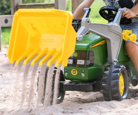 Rolly Toys Rolly Toys 023110 Traktor Rolly Kid John Deere z łyżką i przyczepą Rolly Toys Rolly Toys 023110 Traktor Rolly Kid John Deere z łyżką i przyczepą