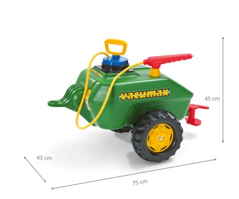 Rolly Toys Rolly Toys 122868 Cysterna Rolly Vacumax z pompą i sikawka Zielona 1-oś Rolly Toys Rolly Toys 122868 Cysterna Rolly Vacumax z pompą i sikawka Zielona 1-oś