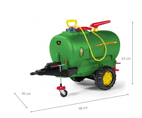 Rolly Toys Rolly Toys 123025 Przyczepa cysterna z rozpylaczem John Deer jedna oś Rolly Toys Rolly Toys 123025 Przyczepa cysterna z rozpylaczem John Deer jedna oś