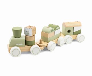 Viga Viga 44231 PolarB Zielona kolejka z klockami