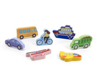 Viga Viga 44701 Puzzle na podkładce 7 elementów- transport