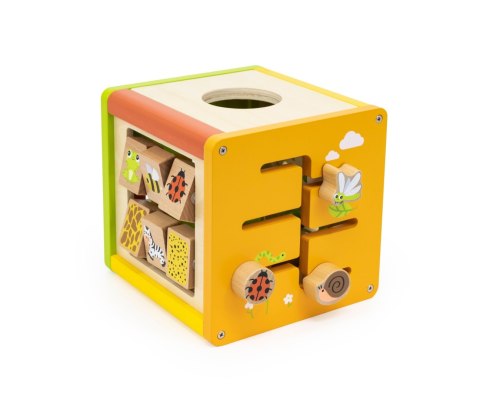 Viga Viga 44716 Kostka edukacyjna 5w1 z labiryntami i cymbałkami