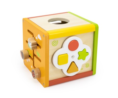 Viga Viga 44716 Kostka edukacyjna 5w1 z labiryntami i cymbałkami