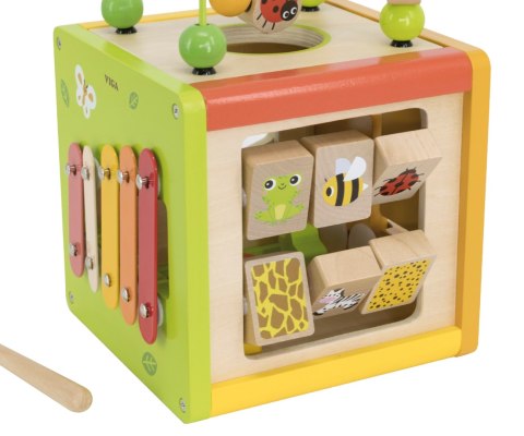 Viga Viga 44716 Kostka edukacyjna 5w1 z labiryntami i cymbałkami