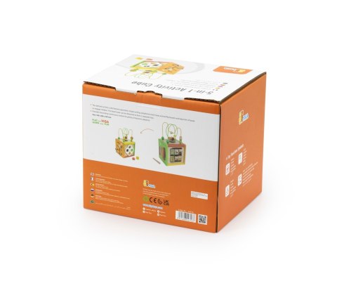 Viga Viga 44716 Kostka edukacyjna 5w1 z labiryntami i cymbałkami