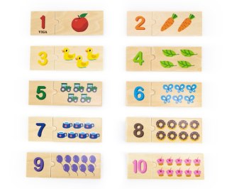 Viga Viga 44748 Zestaw puzzli - dopasuj liczby