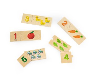 Viga Viga 44748 Zestaw puzzli - dopasuj liczby