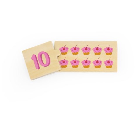 Viga Viga 44748 Zestaw puzzli - dopasuj liczby Viga Viga 44748 Zestaw puzzli - dopasuj liczby