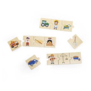 Viga Viga 44749 Zestaw puzzli - dopasuj zawody z narzędziami