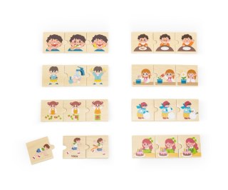 Viga Viga 44750 Zestaw puzzli z sekwencjami logicznymi - czynności