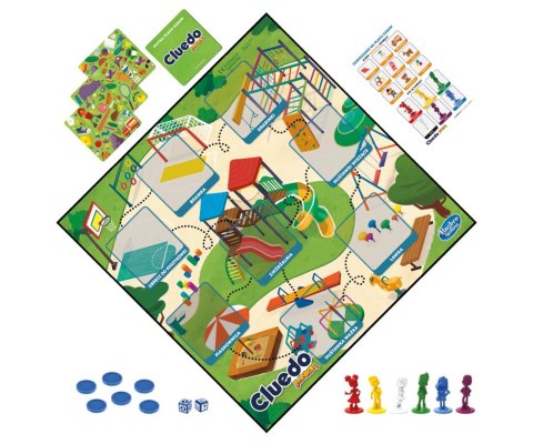 Mix HASBRO GRA CLUEDO JUNIOR 2w1 POLSKA WERSJA
