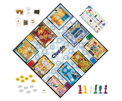 Mix HASBRO GRA CLUEDO JUNIOR 2w1 POLSKA WERSJA