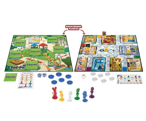 Mix HASBRO GRA CLUEDO JUNIOR 2w1 POLSKA WERSJA