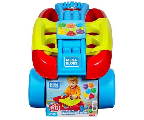 Mix MEGA BLOKS WÓZEK SORTER KSZTAŁTÓW