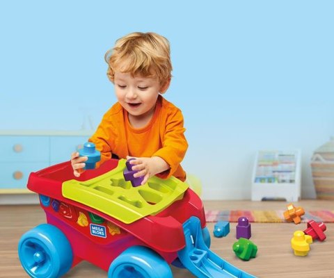 Mix MEGA BLOKS WÓZEK SORTER KSZTAŁTÓW