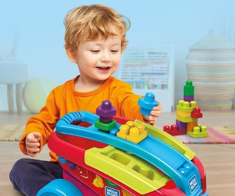 Mix MEGA BLOKS WÓZEK SORTER KSZTAŁTÓW