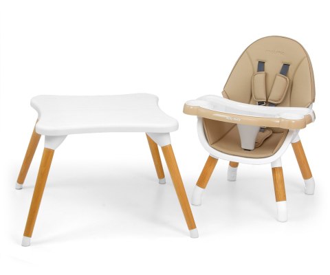 Milly Mally Krzesełko do karmienia 2w1 Malmo Beige