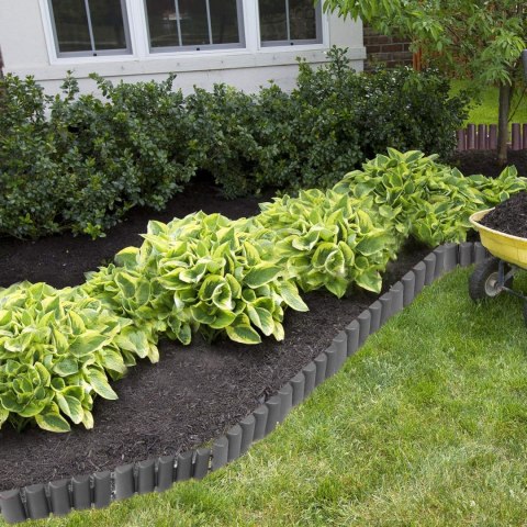 Palisada trawnikowa ogrodowa RIBERA antracyt 280 cm