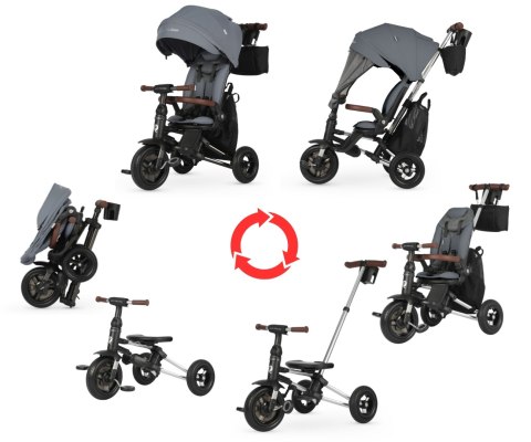 Qplay Qplay Rowerek Trójkołowy Nova Deluxe Grey