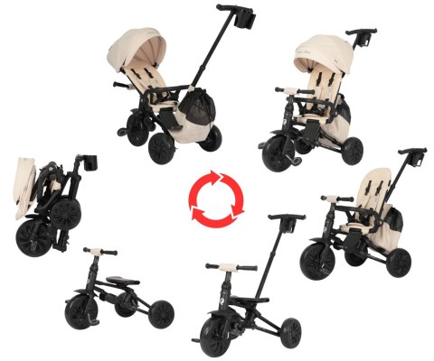 Qplay Qplay Rowerek Trójkołowy Nova Max Beige Qplay Qplay Rowerek Trójkołowy Nova Max Beige
