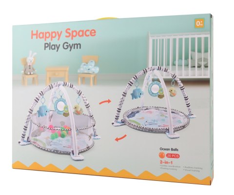 TinyMini TinyMini JL626-2D Mata edukacyjna 2w1 Basen z Piłkami