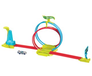Mix Hot Wheels HPC05 Neon Speeders Zestaw torów - Neonowa świecąca pętla