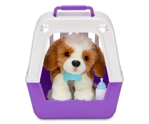 Mix Little Live Pets 26548 Interaktywny Piesek Łatek z klatką