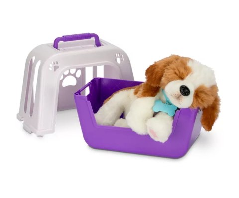 Mix Little Live Pets 26548 Interaktywny Piesek Łatek z klatką