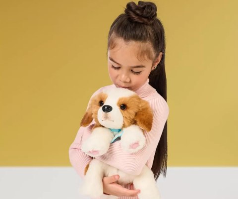 Mix Little Live Pets 26548 Interaktywny Piesek Łatek z klatką