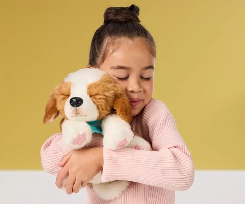 Mix Little Live Pets 26548 Interaktywny Piesek Łatek z klatką