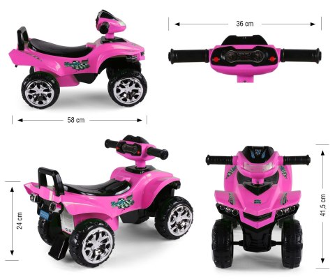 Milly Mally Milly Mally Pojazd Monster Black Pink