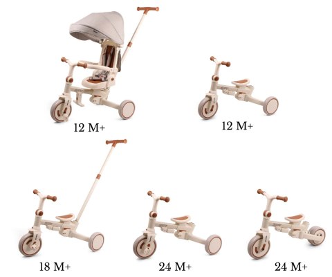 Milly Mally Milly Mally Rowerek Trójkołowy Zippy Beige