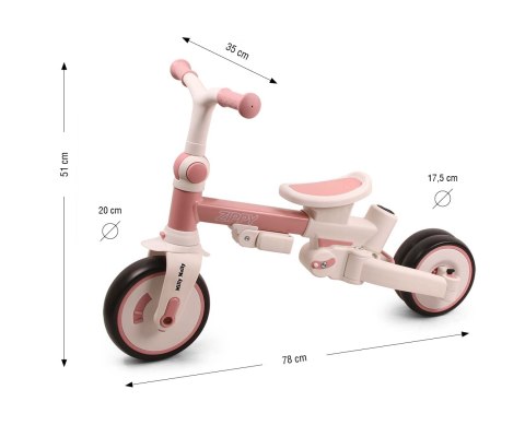 Milly Mally Milly Mally Rowerek Trójkołowy Zippy Pink