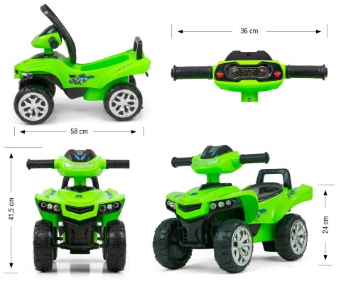 Milly Mally Pojazd Monster Green