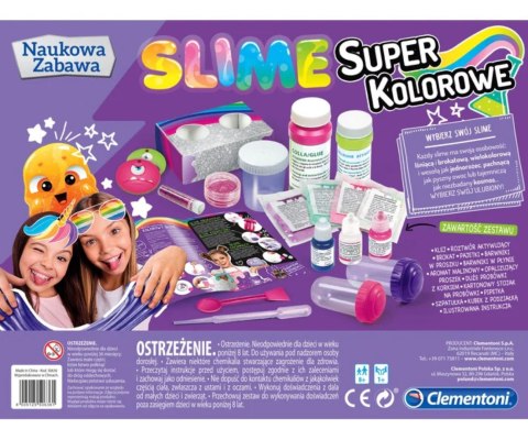 Clementoni Clementoni Naukowa Zabawa Lab 50636 Super Kolorowe Slime