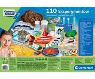 Clementoni Clementoni Naukowa Zabawa Lab 50720 110 Eksperymentów