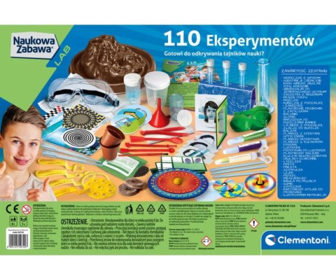 Clementoni Clementoni Naukowa Zabawa Lab 50720 110 Eksperymentów