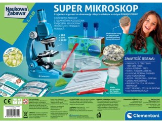 Clementoni Clementoni Naukowa Zabawa Lab 50755 Super Mikroskop