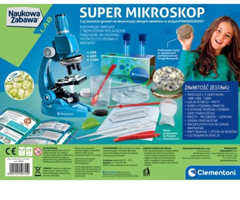 Clementoni Clementoni Naukowa Zabawa Lab 50755 Super Mikroskop