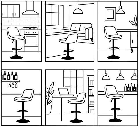 Hoker barowy Cofton Black czarny Velvet