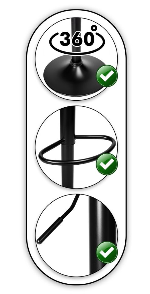 Hoker barowy Cofton Black grafitowy Velvet